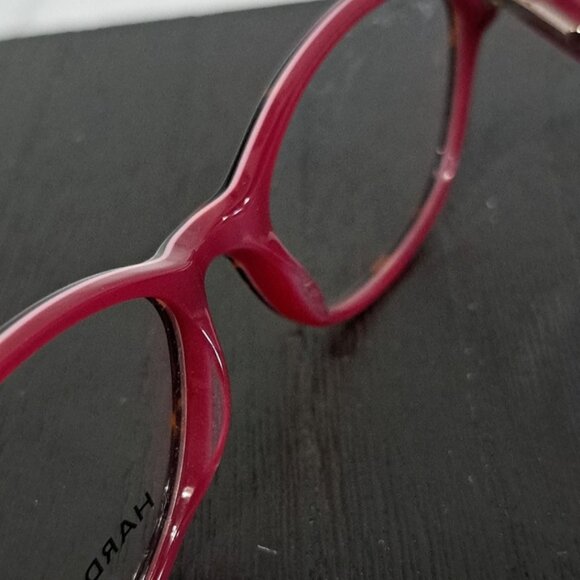 NEW Hard Candy Women Eyeglass Frame Full Rim,Tortoise/pink 51-16-135, Rx'able - Picture 5 of 5